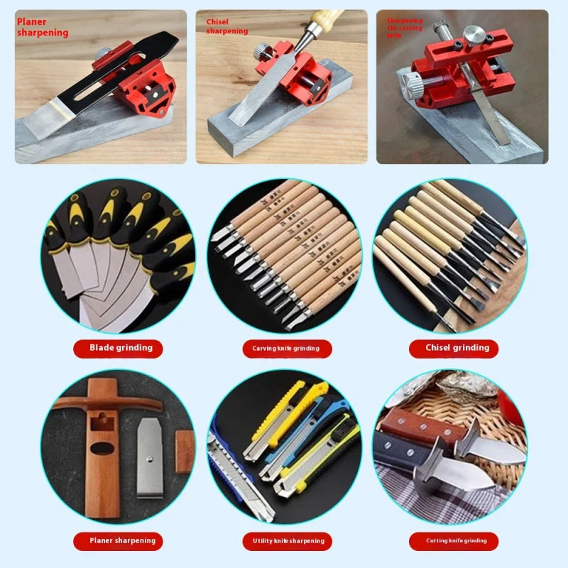 Woodworking fixed angle sharpener knife holder multifunctional tool for sharpening tools professional quick sharpene