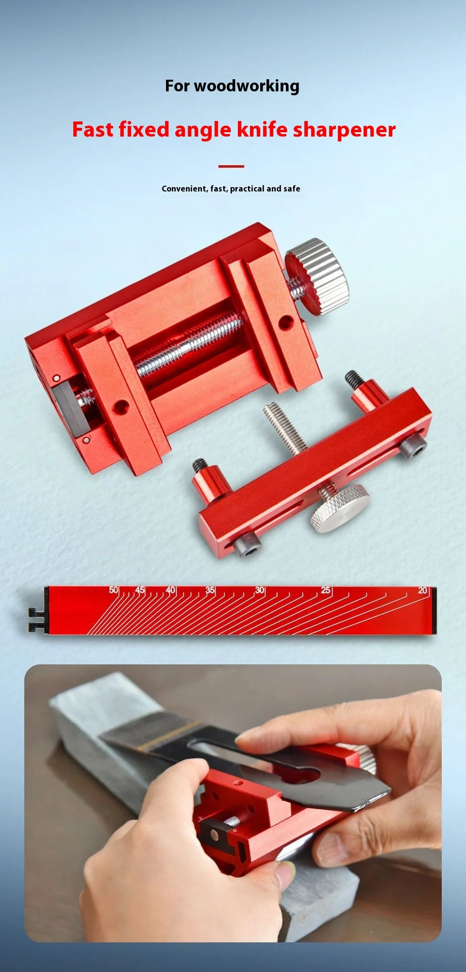 Woodworking fixed angle sharpener knife holder multifunctional tool for sharpening tools professional quick sharpene