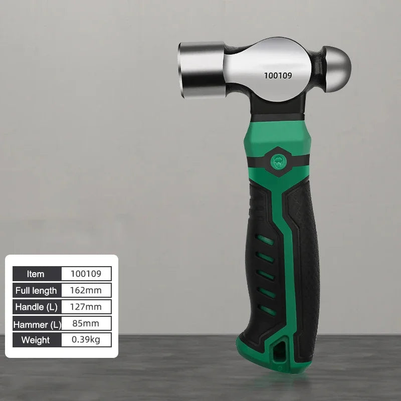 Carbon Steel Multifunctional Mini Hammer Hardware Work Tool Household Use Claw Hammer Anti-Skid Shockproof Fitter Hammer