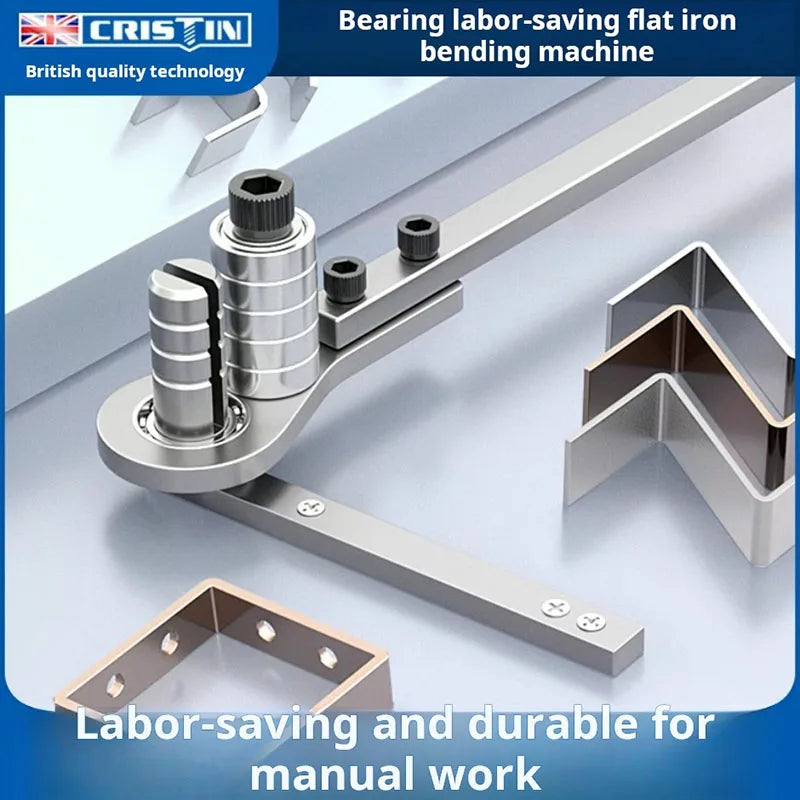 Manual Iron Block Bending Machine Steel Plate iron wire Bending tools Sheet Metal DIY Furniture Art Bending Tools