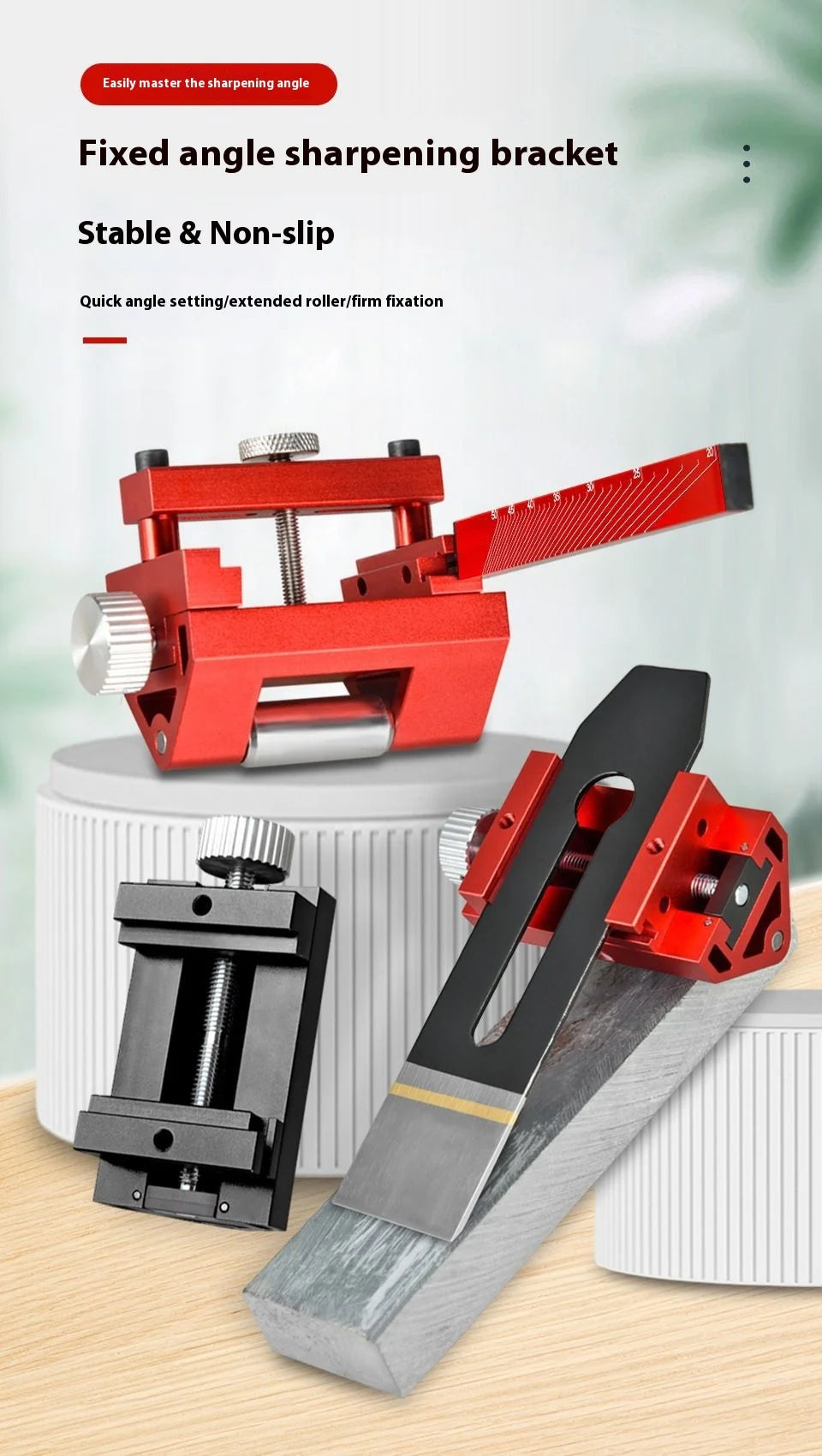 Woodworking fixed angle sharpener knife holder multifunctional tool for sharpening tools professional quick sharpene