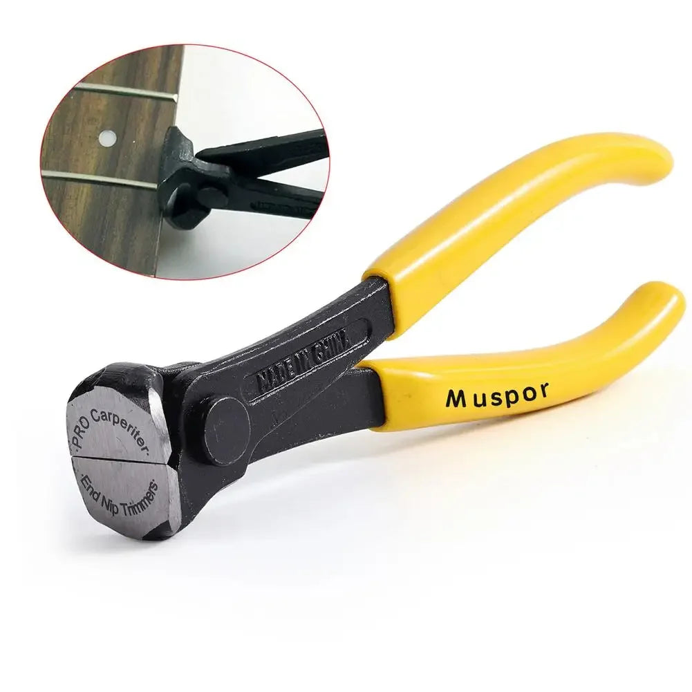 Guitar Bass String Fret Wire End Cutter Scissors Pliers Professional Guitar Fret Puller Repair Maintenance Luthier Tool