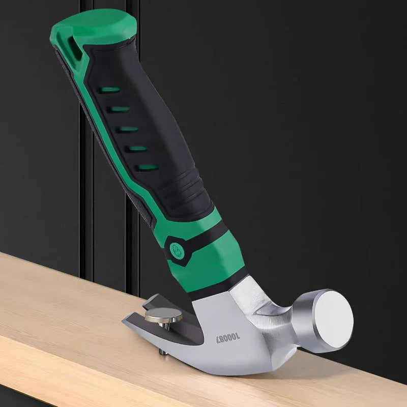 Carbon Steel Multifunctional Mini Hammer Hardware Work Tool Household Use Claw Hammer Anti-Skid Shockproof Fitter Hammer