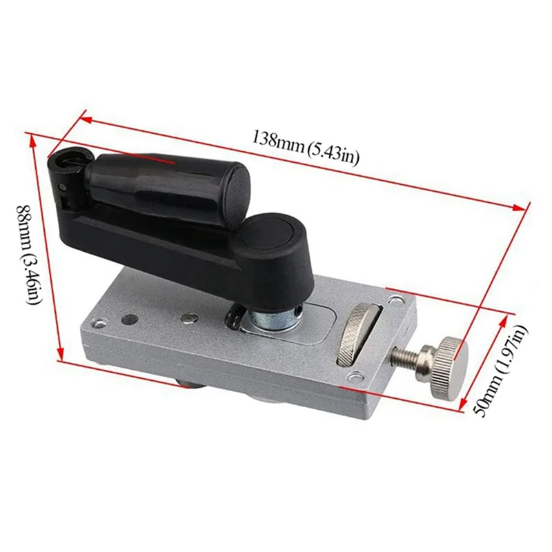 Guitar Bass Luthier Tool Alloy Fret Bender Luthier Tool for Guitar Bass Fret Bending and Straightening