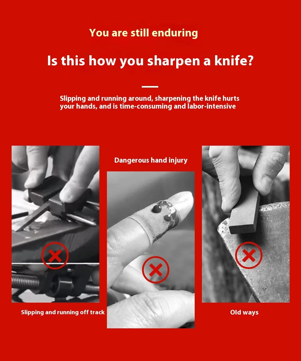 Woodworking fixed angle sharpener knife holder multifunctional tool for sharpening tools professional quick sharpene