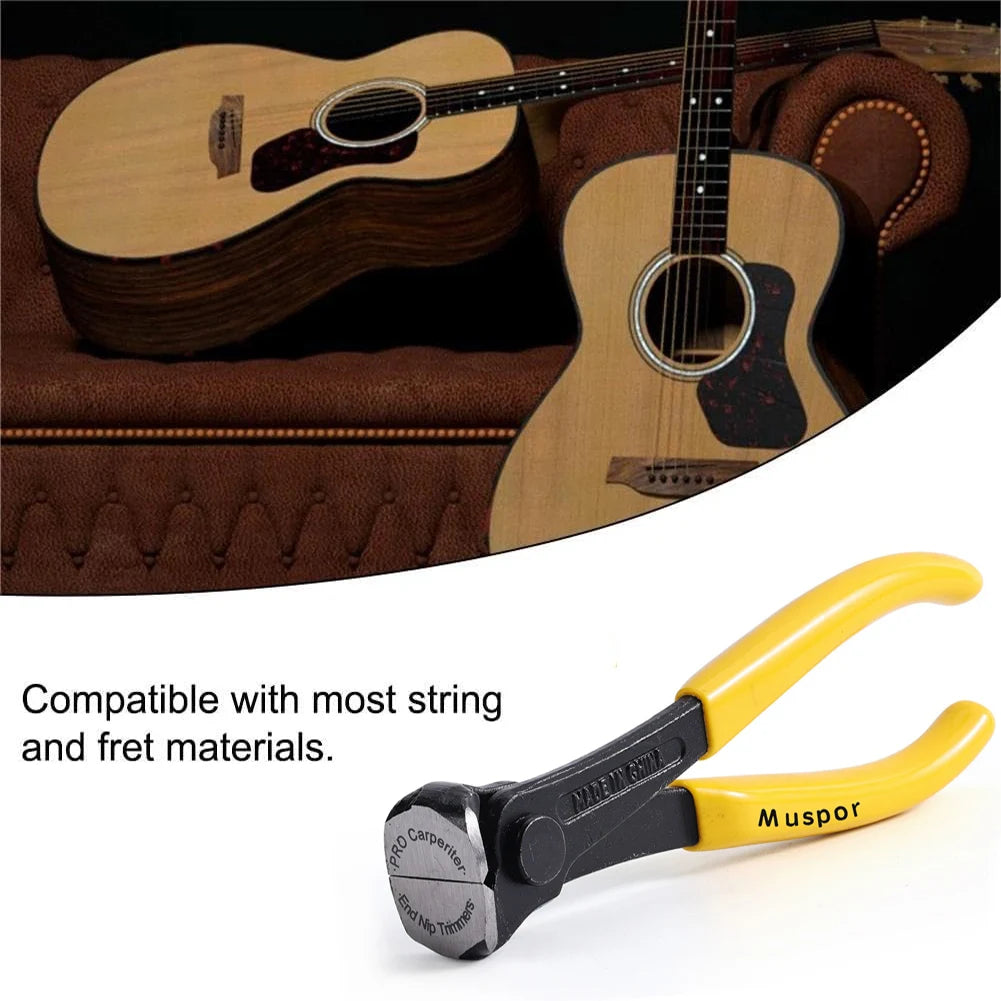 Guitar Bass String Fret Wire End Cutter Scissors Pliers Professional Guitar Fret Puller Repair Maintenance Luthier Tool